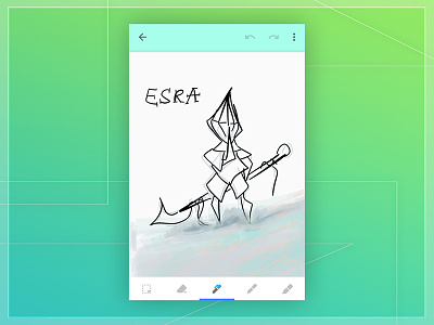 Esra animation character design concept game illustration low on poly project ember sketch