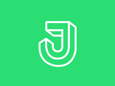 J branding j lettermark logo type