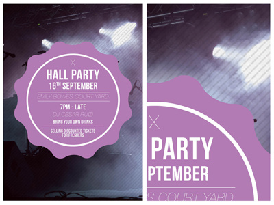 Hall Party freshers party uni