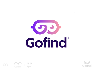 Gofind Logo app brand design brand identity branding design find future go icon identity illustration logo logodesign mark typography ui