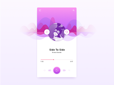 Music player app concept