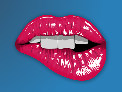 Kissable? illustration illustrator kiss lips