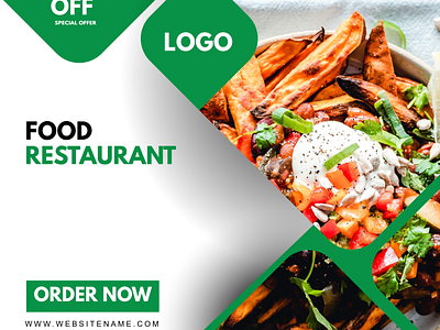 Food promo flyer