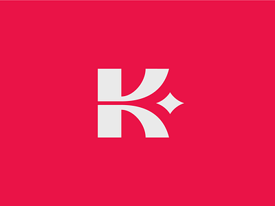 VK Drinks bold design drink icon k kombucha logo logodesign logotype monogram simple star tea v