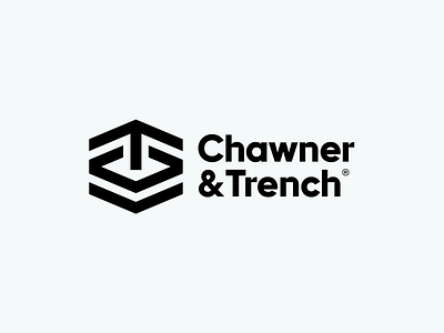 Chawner & Trench architecture design interior logo logotype monogram simple