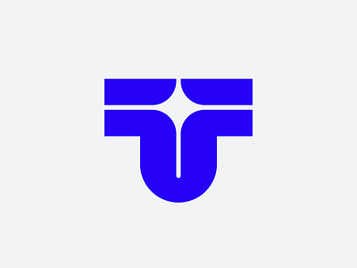 T bold design icon logo logotype monogram simple t