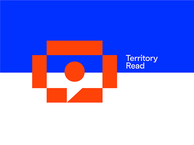 Territory Read bold design dialog eye icon logo logotype monogram simple