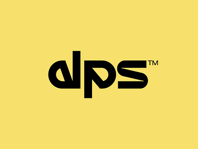 dps bold branding design dps dsp font games icon lettering logo logotype monogram pds simple typography