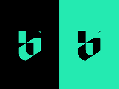 b logo (wip) b bold branding crypto icon logo logotype monogram nft simple