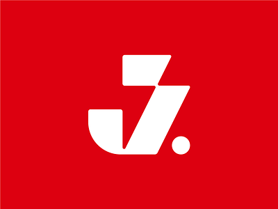 The J Sign bold branding design j logo logotype monogram simple