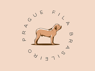 Fila Brasileiro dog logo