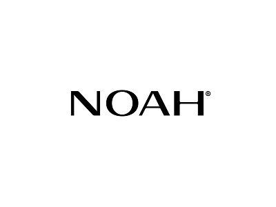 NOAH logo logotype n noah typography