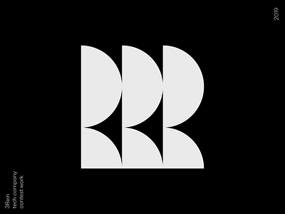 RRR bold design logo logotype monogram r rrr simple