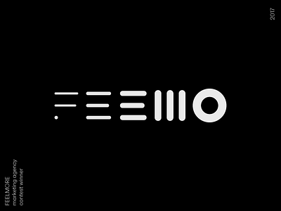 Feemo bold design logotype marketing simple