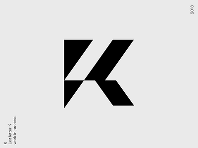 K bold design icon k k letter kk klogo logo logotype monogram simple