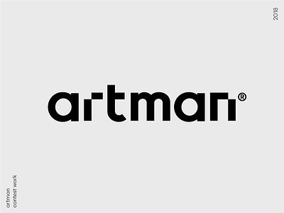 Artman bold design logo logotype monogram simple typo