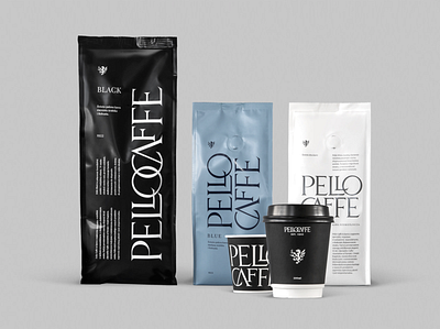 PelloCaffe brand branding branding design coffe essentials id logo packaging