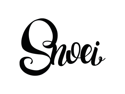 Snoei black graphic design logo minimalist simple visual design visual identity