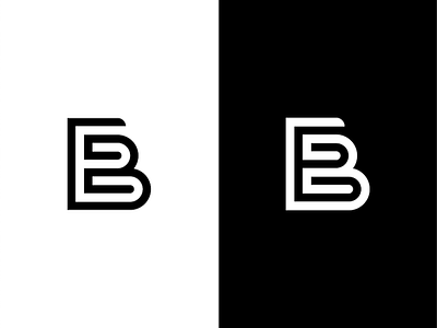 EB - Logo concept branding concept design eb experiment jonatan logo mark minimal pogran symbol typography