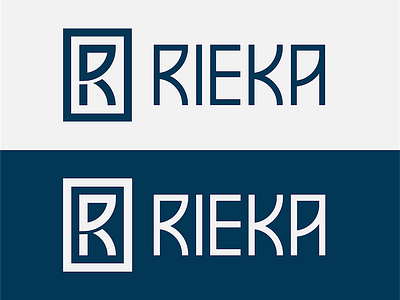 RIEKA - Logo concept branding design jonatan k logo mark minimal pogran r rieka symbol typography