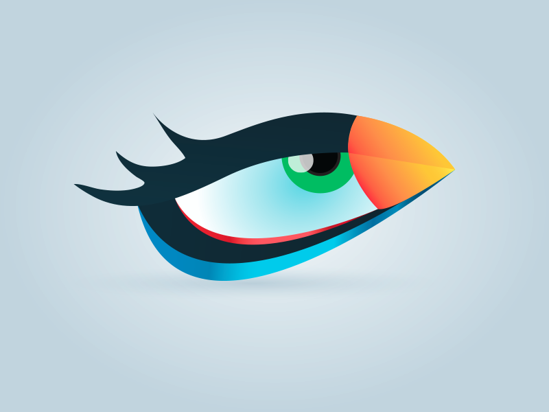 Logo graphy Eye, Creative Eye Color, white, color Splash, studio png |  PNGWing