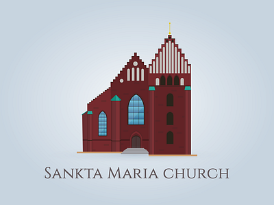 S:ta Maria Church Icon christian church helsingborg icon romanesque architecture