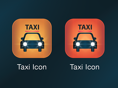 Taxi iPhone app icon app clean icon identity ios ipad iphone reflection