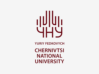 Y.Fedkovych Chernivtsi National University, Ukraine logo design