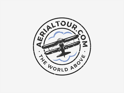 Logo design for AerialTour.com aiplane logo logodesign logodesigner photography video