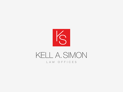 Logo for Kell A. Simon design law logo logodesign office simon