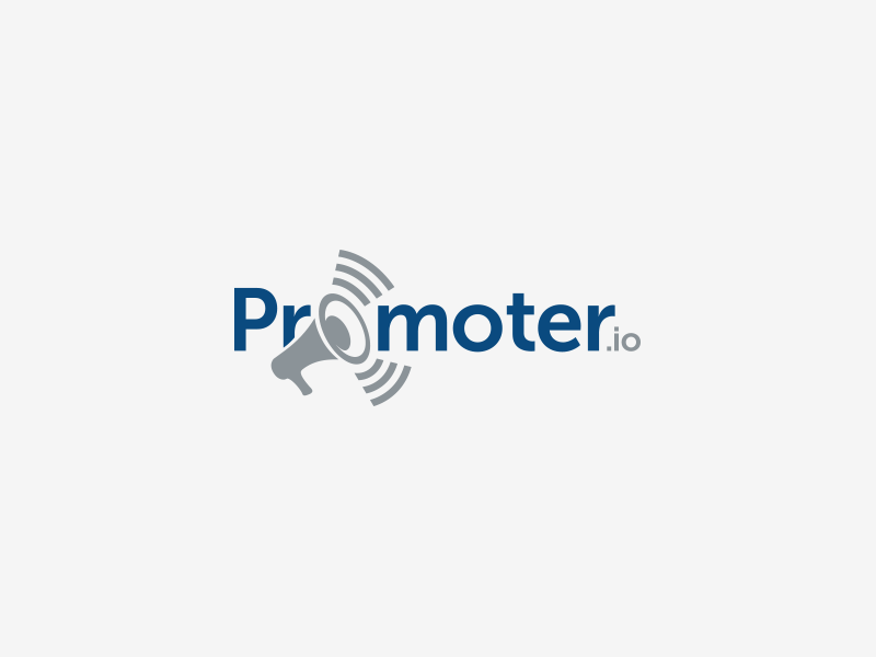 logo design for promoter io by vadym yudin on dribbble logo design for promoter io by vadym