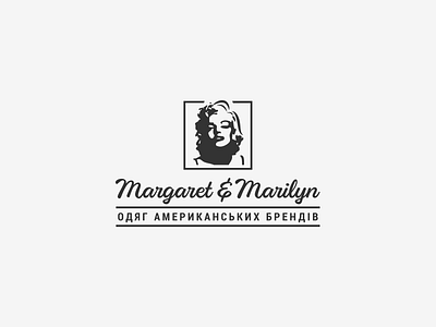 Logo design for Margaret & Marilyn store design logo marilyn store