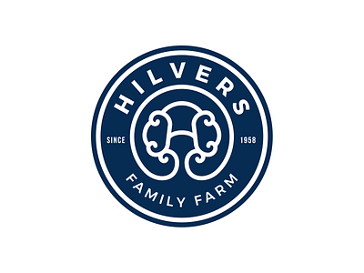 Logo design for Hilvers Family Farm farm logo logojob logos logotype
