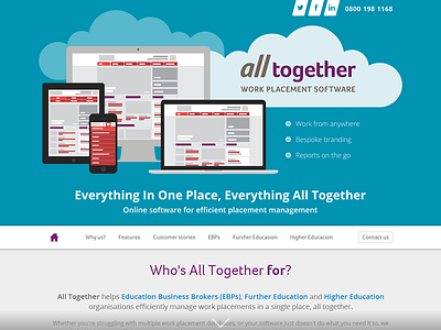 All Together Marketing Website