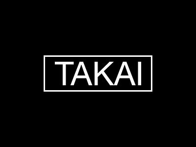Takai brand clothing high lifestyle logo tall