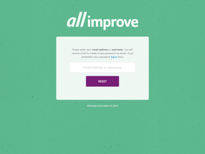 All Improve Forgot Password