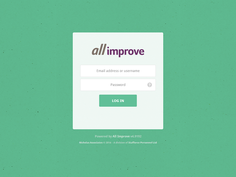 All Improve Login login web app