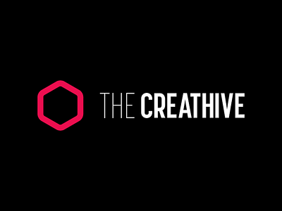 Creathive logo branding hexagon logo vector