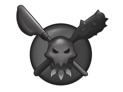 Ogre emblem design emblem game illustration illustrator ogre vector visual
