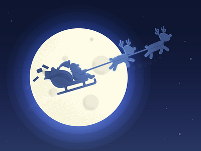 Ho Ho Ho! christmas gifts holidays illustration reindeer santa season xmas