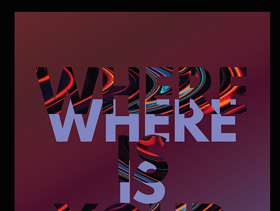Where is your mind? design graphic design illustration tshirt typography
