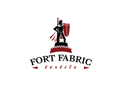 Fort Fabric-textile illustration logo vector