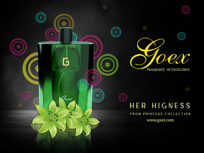 Concept product perfume poster