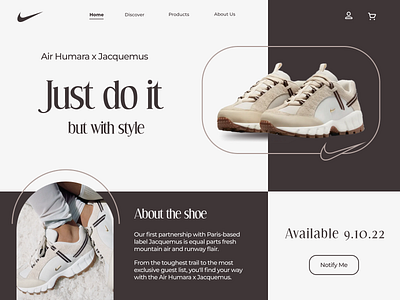 Nike Product Page Redesign branding design graphic design nike product design product page ui ux web