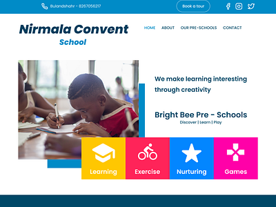 Nirmala Convent School (Landing Page)