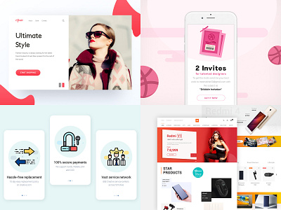 2018 branding design dribbble ecommerce mobile app product ui ux website