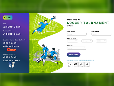 Soccer Tournament Registration