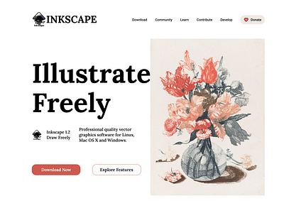 Inkscape Landing Page