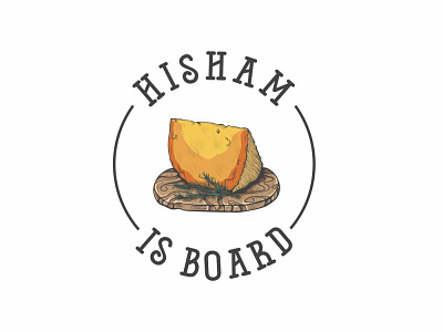 Hisham is Board design logo vector