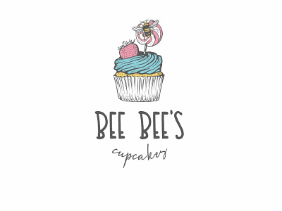 Bee Bee's Cupcakes cupcakes logo